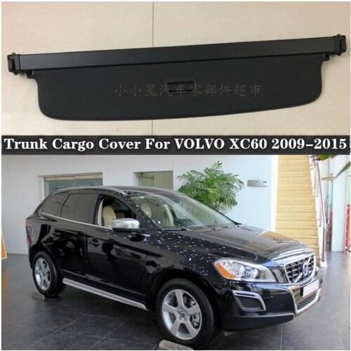 For VOLVO XC60 2009 2010 2011 2012 2013 2014 2015(black, beige) High Qualit Car Rear Trunk Cargo Cover Security Shield Scree