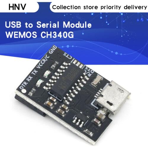WEMOS CH340G Breakout 5V 3.3V USB to serial module