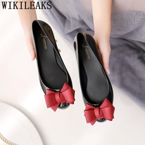 Jelly Womans Shoes Fashions 2020 Cute Shoes Loafers Women Ladies Flat Shoes Обувь Женская Осенняя Schuhe Damen Calzado Mujer