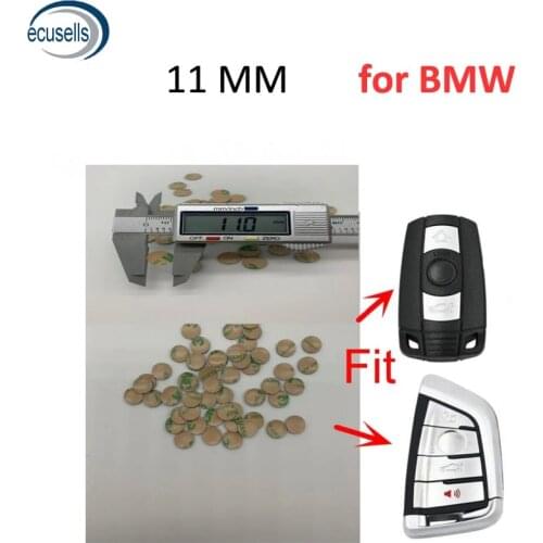 10/30/50/100PCS Remote Key Emblem Logo 11mm Replacement for-BMW 16*6mm for-Audi 20*7mm for-Ford 16*16mm for-Peugeot for-Citroen