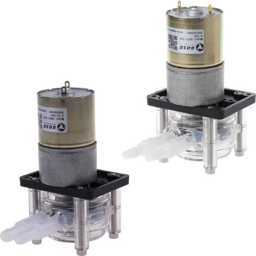 DC 12/24V Peristaltic Pump Large Flow Dosing Pump Vacuum Aquarium Lab Analytical