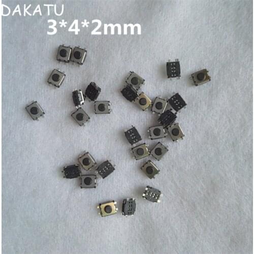 DAKATU Microswitch Button Tactile Push Button Car Key Switch Button For Peugeot 307 308 Citroen Triumph Sega Flip Remote Key