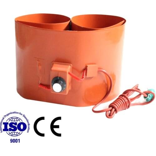 125*1740mm 1200W Silicone Band Drum Heater Blanket Oil Biodiesel Plastic Metal Barrel Gas Tank With Knob Temperature Controller