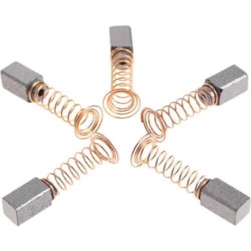 20 Pcs Mini Drill Carbon Brush Dremel Rotary Tool Spare Parts 5x5x8mm for Generic Electric Motor Power Tool Accessories