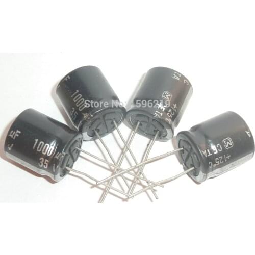 5pcs 1000uF 35V TA Series 18x20mm High Temperature 35V1000uF Aluminum Electrolytic capacitor