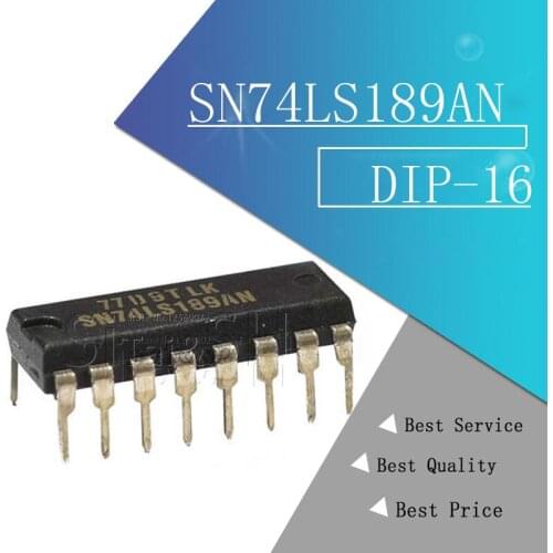 5PCS SN74LS189AN DIP16 HD74LS189P 74LS189 DIP-16 SN74LS189 DIP SN74LS189N