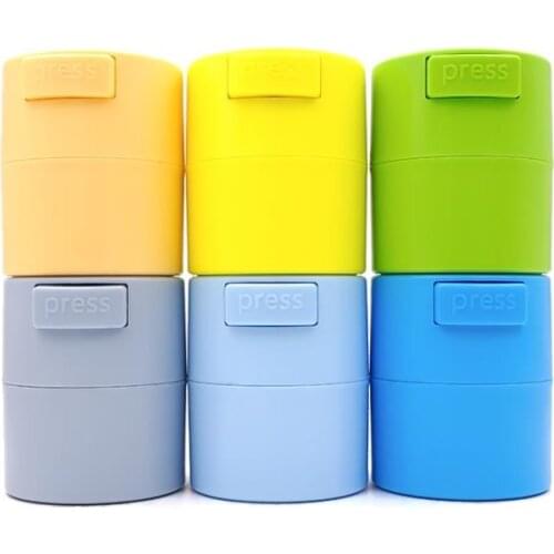 50pcs colorful Matte fashion Eyelash Glue Storage Tank Container Adhesive Stand Activated Carbon Sealed Storage Jar