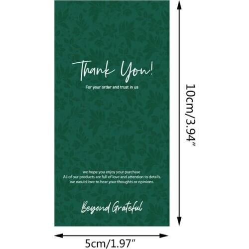 Pack of 50 Thank You For Your Order Stickers Set Red/Green/Blue Sticker Labels For Small Business Gift Box Sealing Decor