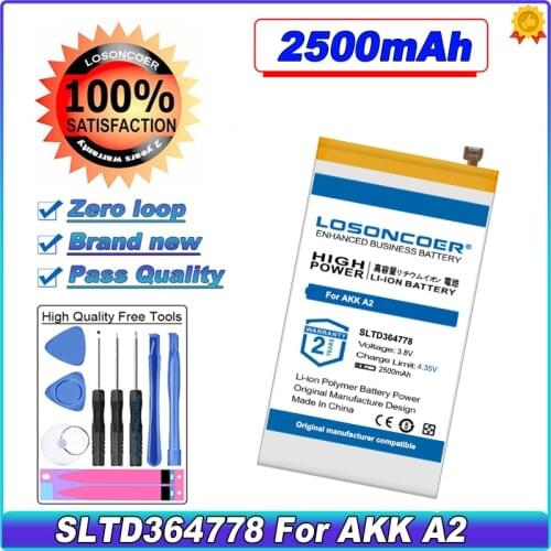 LOSONCOER SLTD364778 344590P 394891P 2500mAh~3200mAh Battery For AKK Host A2 A3 A4 headset Batteries