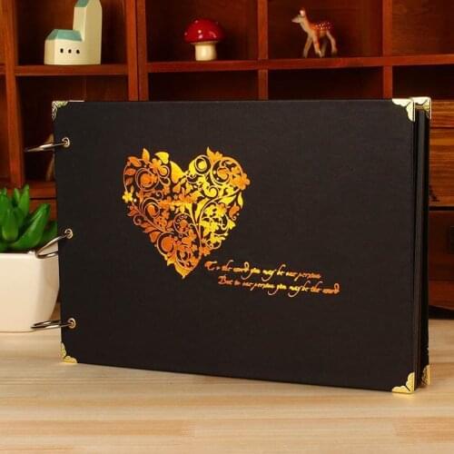 10 Inch Creative Love Series DIY AlbumDiy Handmade Photo Album Photo Albums for Baby Lover Baby Photo Scrapbooking Stickers