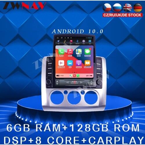 For Ford Focus 2004-2012 Android 10 Tesla style Car DVD Player GPS navigation Car Auto Radio Stereo Multimedia Player Head Unit