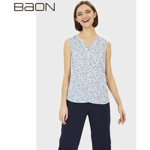 Блузки с принтом BAON China At AliExpress