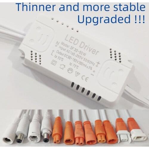 LED driver power supply Flat Panel LED Driver Adapter For Lighting 8-24W 30W 36W 50W 60W 80W AC220V Non-Isolating Transformer