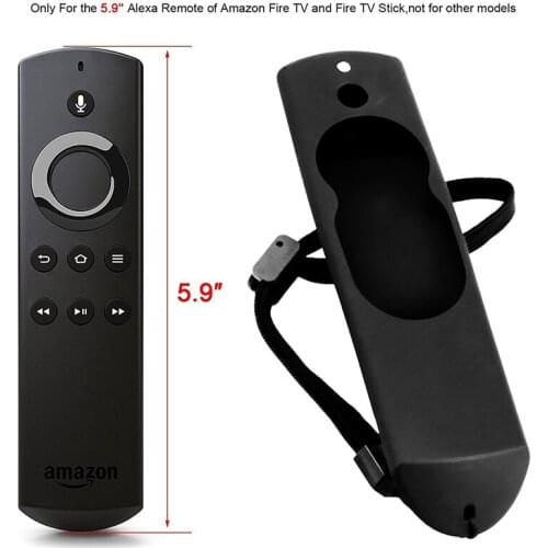 For Fire TV Stick 5.9'' for Alexa Voice Remote Generation Stick Case Cover, Black