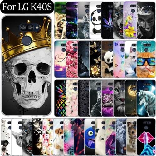 Capa For LG K40 S K4 0 K40S Case Silicone Soft TPU Phone Case For LG K40S Funda Back Cover Coque Protective Bumper Etui Bag 6.1"
