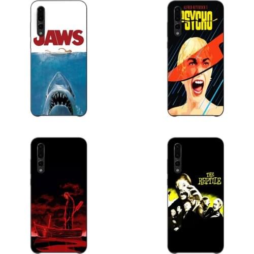 Classic Horror Posters Phone Case TPU New Fashion Sotf Silicone Black for Huawei P40 P30 P20 Lite P10 P9 P8 Series Aesthetic