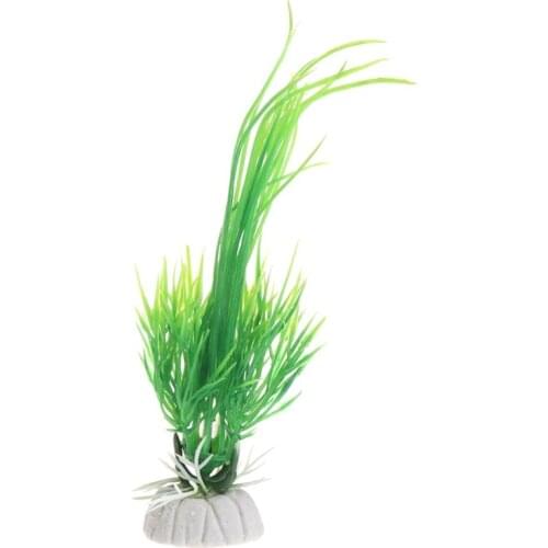 Design Artificial Plastic Aquarium Plants Grass Background FishTank Decoration