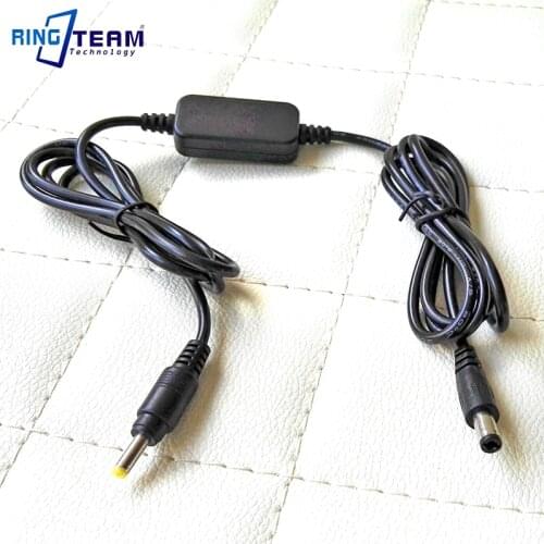 5.5 x 2.5 to 4.0 x 1.7 mm DC Cable Improve Votage to 8.7V for Coupler DMW DCC8 DCC9 DCC11 DCC12 DCC15 Fit NP-F970 Battery Holder