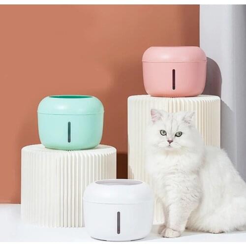 2.5L Pet Cat Fountain Drinking Automatic Cat Fountain Water Drinking Feeder Dogs Cats Water Dispenser Drinking Bowl Electric USB