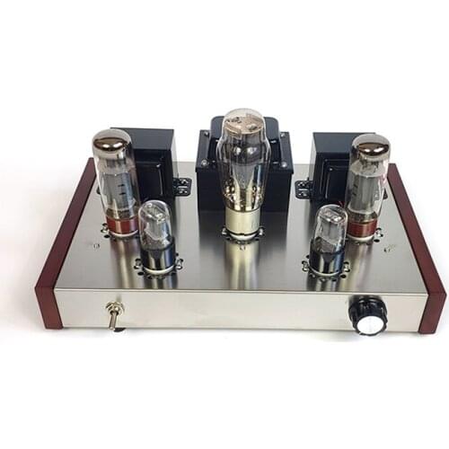 6h9c el34-b tube amplifier, 13w + 13w single-ended class A amplifier, fast transient response, large dynamic range