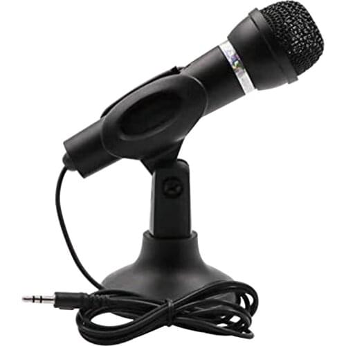 New Desktop Wired Condenser Microphone Computer Laptop Adjustable Wired Microphone Gaming Live Streaming Chatting Mic