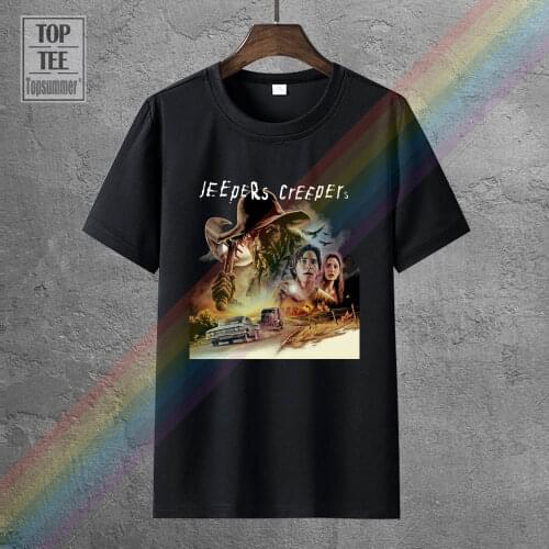 New Jeepers Creepers Horror Thriller Movie MenS Black T Shirt Size S 4Xl
