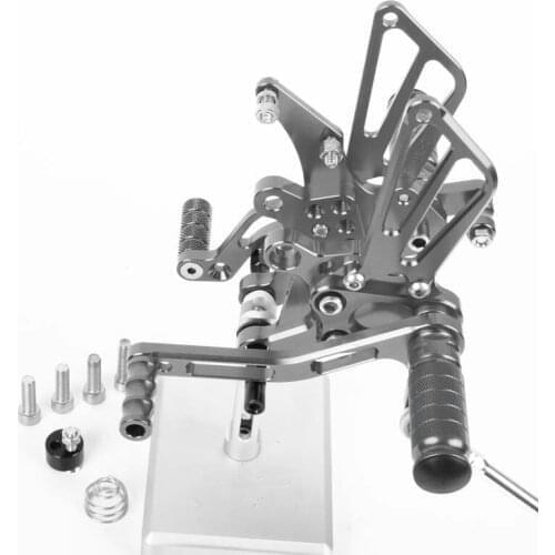 SMOK Motorcycle Pedal For BENELLI BJ600GS 2010 2011 2012 2013 BN600 2013 Aluminum Alloy Rearset Foot Pegs Footpeg Black