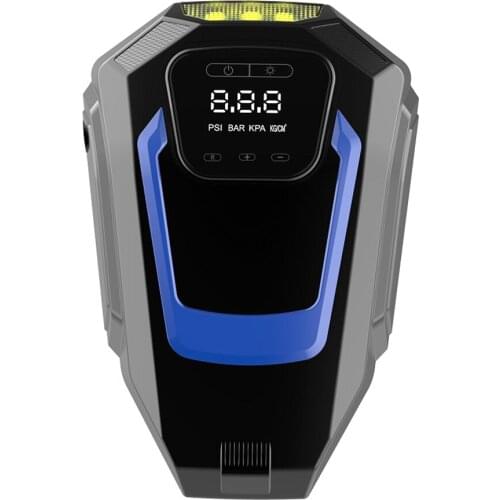 Portable Car Tire Inflator Digital Screen Air Compressor Pump with LED Light DC12V Pump for Car Motorcycle