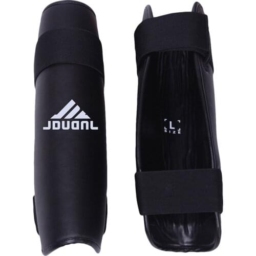 Sanda Karate Taekwondo PU Leather Shin Guard MMA Training Leg Protector Kids Adults Mens Kickboxing Equipment Boxing Shinguards