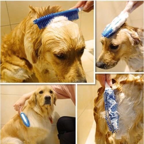 Dog Message Comb Shampoo Cleaning Bath Pet Cat Beauty Grooming Comb Hair Remover For Small Medium Large Dogs Pet Supplies