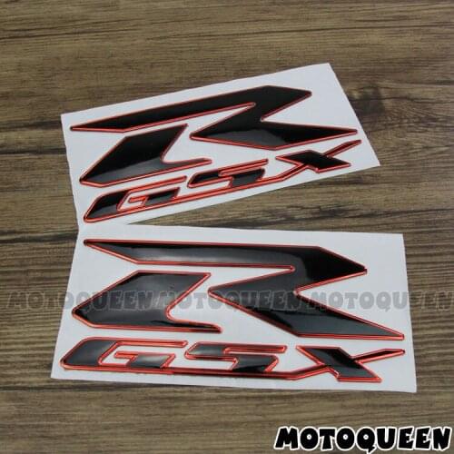 Motorcycle Reflective Body Shell label Stickers decals Badge For SUZUKI R logo 600 750 1000 1300 K1 K2 K3 K4 K5 K6 K7 K8 K9