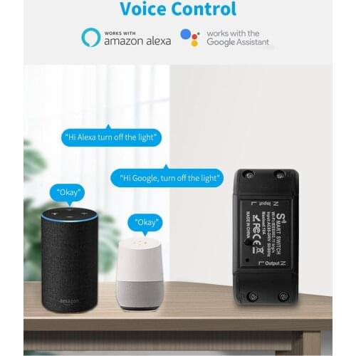Smart Switch Breaker Wifi Light Switch Universal Breaker Timer Wireless Remote Control Smart Home Gadgets for Alexa Google Home