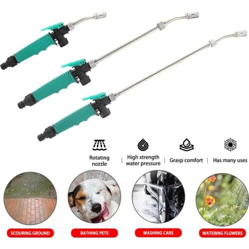 High Pressure Wsahing Air Conditioners Water Gun Adjustable Fog Breed Seed Sprink Flower Vegetables Spray Gun & Non-slip handle