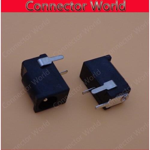 100-1000pcs/lot Rectangular 3.5 * 1.35MM DC power outlet temperature interfaces female AC DC Jack DIY accessories