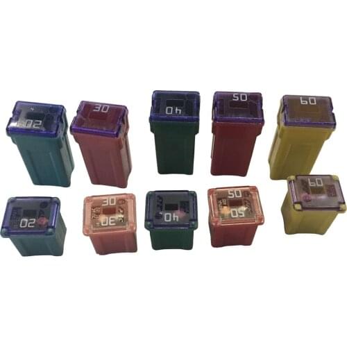 10x Fuse Square Block Kit Install On Automotive Car Boat Marine 40/50/60A