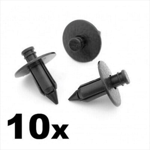 10x 7mm Push Fit Plastic Trim Panel Clips- Same as Nissan 80999-05N07