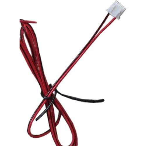 2.54MM Four probe radar Car radar 3 needles power supply Plug two core wire Terminal black red line radar host Probe