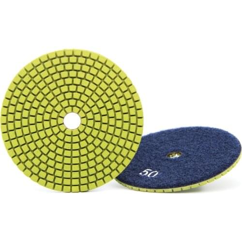 4 Inch 1 Piece 100mm Diamond Polishing Pad Kit Flexible Granite Marble Concrete Stone Sander Disc Wet Abrasive Tools