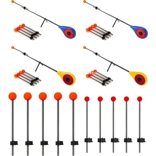 5 Pcs Portable Winter Outdoor Sport Mini Ice Fishing Rod Tip Fish Accessories Dropship