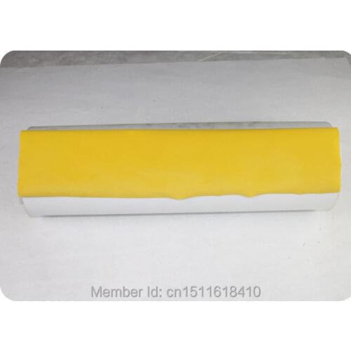 CDF-04 Yellow color Flocking Heat Transfer Vinyl Film Vinyl Cutter DIY T-shirts 12 Colors for Choosing with size:50X100CM/Lot