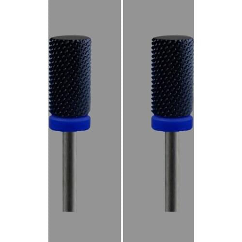 Black Ceramic Nail Drill Bit-4Pcs - Small Barrel Bit - (1092.060)