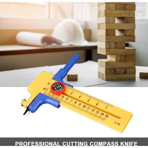 Compass Circle Cutter Circular Cutting Tool Adjustable Compass Circle Cutter Dia 10mm-150mm Cortador Circular Circle Cutter