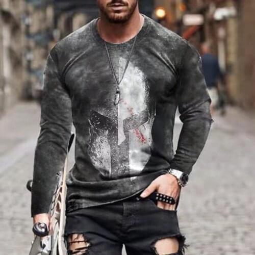 Summer Casual Short Sleeve T-shirt Men Vintage Button V-Neck Loose Pullover Tops Fashion Skull Print Tee Men T Shirt Streetwear