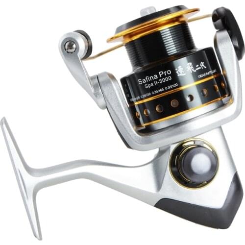 Okuma 500-5000 Series Distant Wheel Spinning Fishing Reel 5BB + 1 Bearing Balls Trolling Spinning Reels Rock Fishing Wheel Pesca
