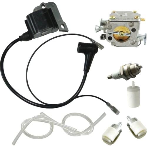 Ignition Coil with Carburetor For Husqvarna 50 51 55 254 257 261 262 XP 61 268 268XP 272 272XP