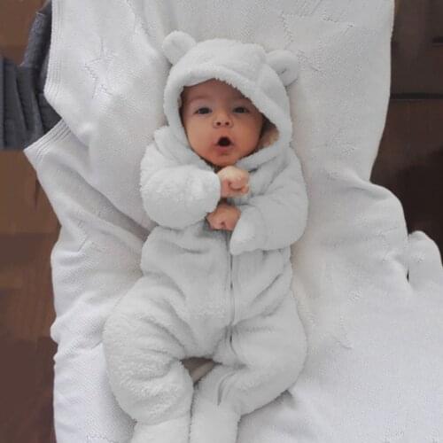 Overalls for Baby Boys Girls Costume 2020 Autumn Winter Newborn Solid Color Clothes Baby Rompers for Jumpsuit Infant Clothing