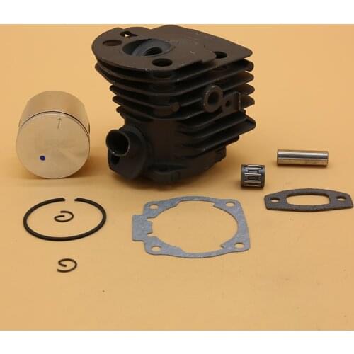 45mm Cylinder Head Piston Bearing Intake Manifold Gasket Kit For Husqvarna 55 51 50 Chainsaw Engine Motor Parts Nikasil Plate