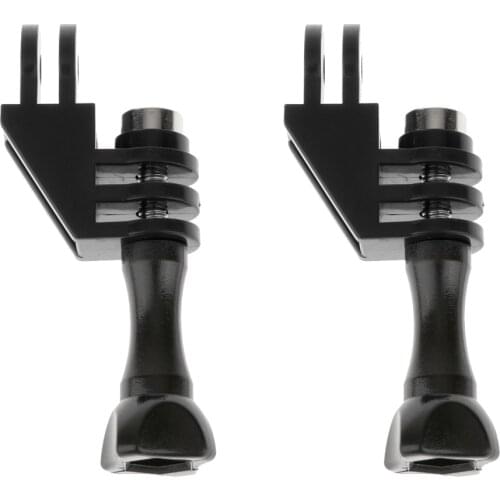 2 Pieces 90 Degree Angle Adjustment Arm + Long Screw for Gopro Hero 3 4 5 Sports Camera