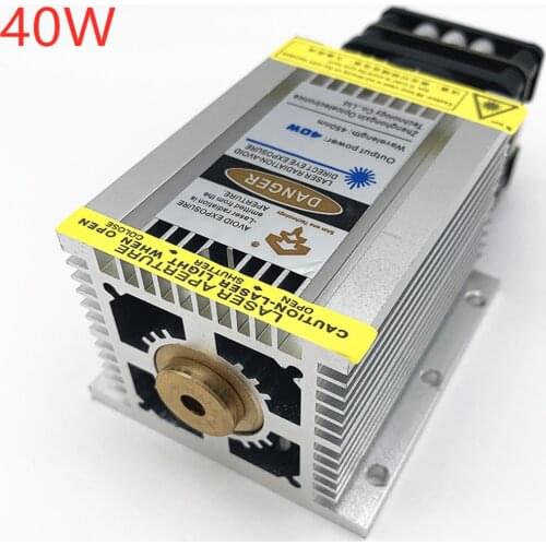 40W laser head, blue laser module, ultra-fast engraving of stainless steel and oxidized metal, high transmittance with PWM TTL