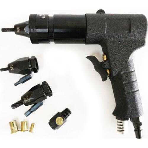 M5/M6/M8 Pneumatic Riveting Tool Self-Locking Pneumatic Pull Setter Air Rivet Nut Gun Tool